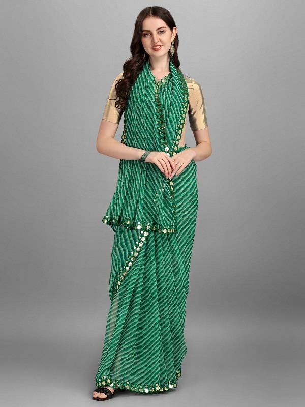Leriya Mirror 01 Fancy Designer Ethnic Wear Chiffon Saree Collection